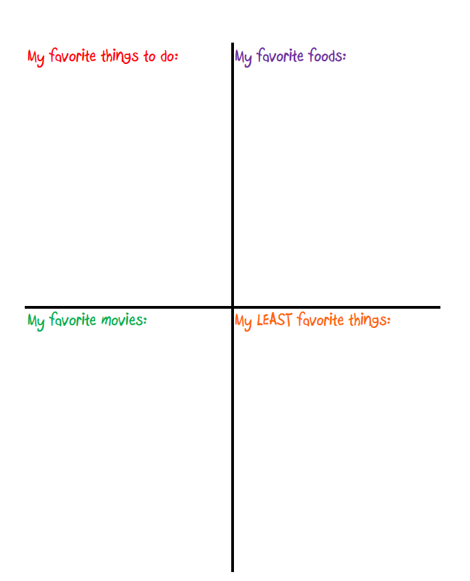 Favorites screenshot